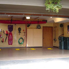 Organized Slatwall Panel Garage