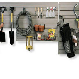 Garage Slatwall Storage and Organization