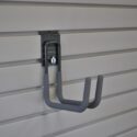 Turnlock Heavy Duty Cradle Hook on slatwall panels