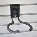 vertical tool hook on slatwall panel