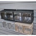 handiwall tilt bins in 4 colors