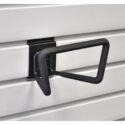 GaragePro 4" Multi-purpose hook on slatwall panels