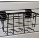 GaragePro Narrow Basket on slatwall panels