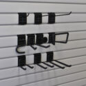 GaragePro Variety Hook Pack on slatwall panels